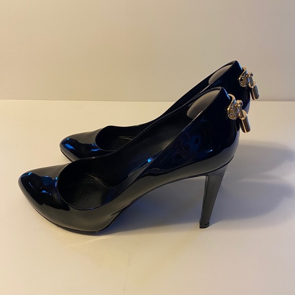 Louis Vuitton Blck Patent Leather Oh Really! Pumps - Picture 4 of 6